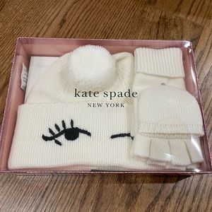 Kate Spade Hat and gloves set